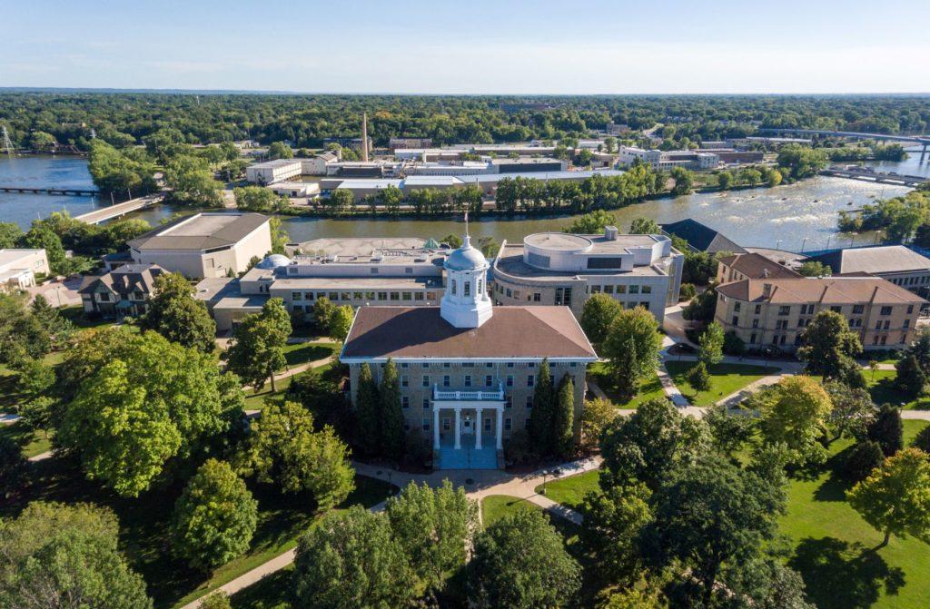 Main Hall aerial view from the top
