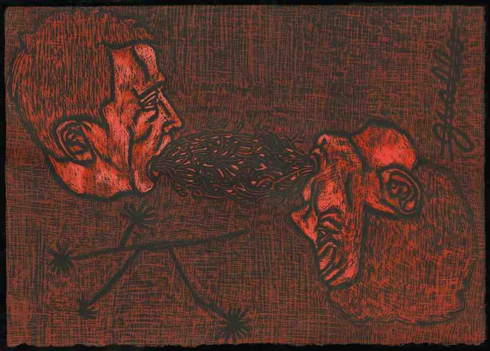 Nancy Palmeri's 2011 artwork “Giallo”