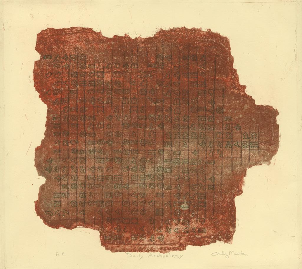 Emily Martin's 2012 artwork “Daily Archeology”