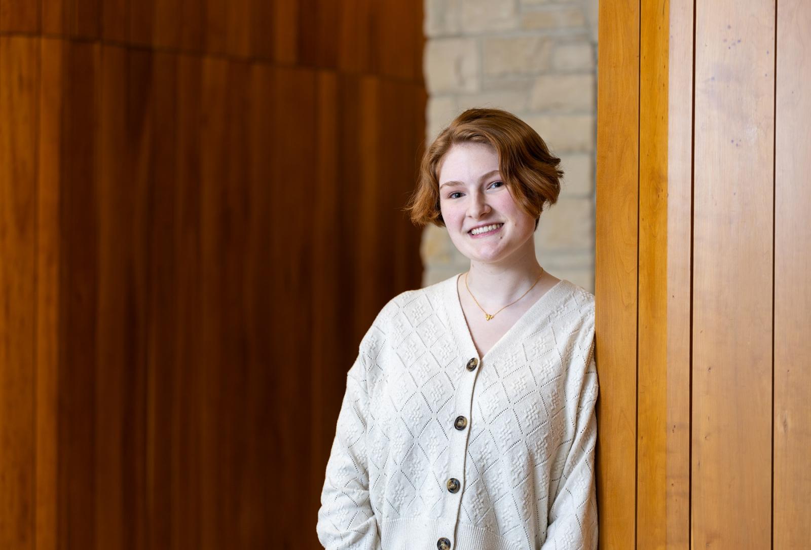 Grace Weber poses for a portrait.