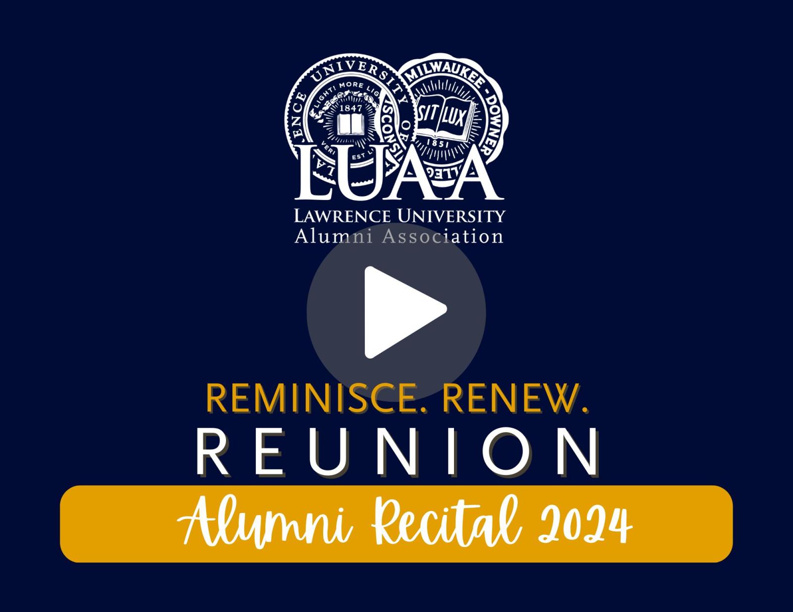 Alumni Recital livestream