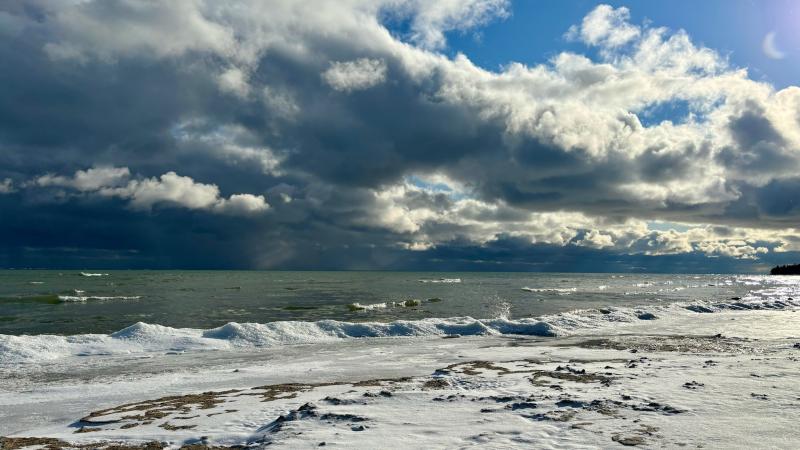 winter lake photo