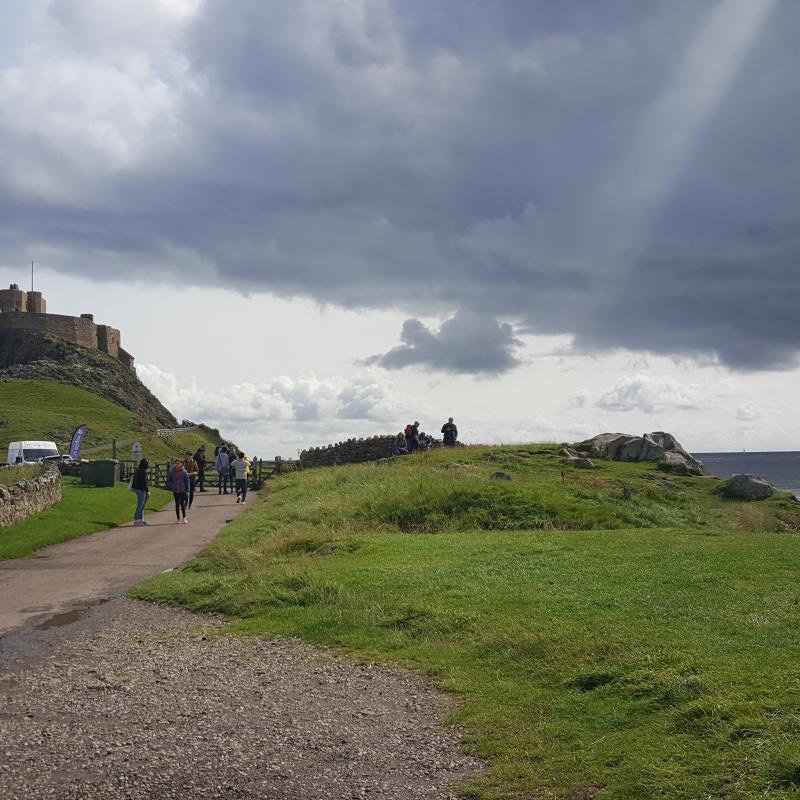 Modern Day Pilgrims heading to Lindisfarne